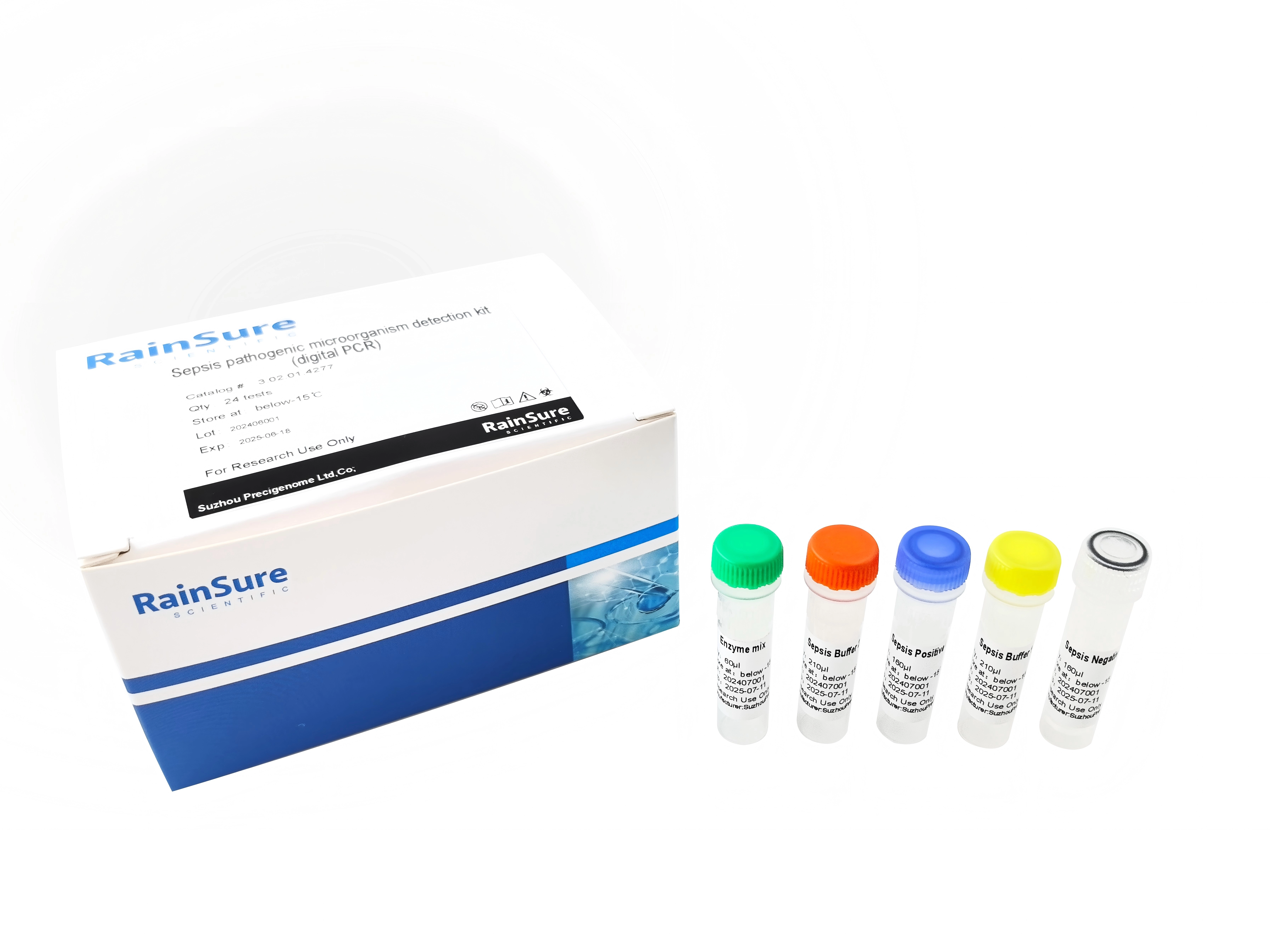 Rainsure Scientific Sepsis Paseganic Congnicive Kit (PCR Digital): التشخيصات المتقدمة للكشف عن الإنتان